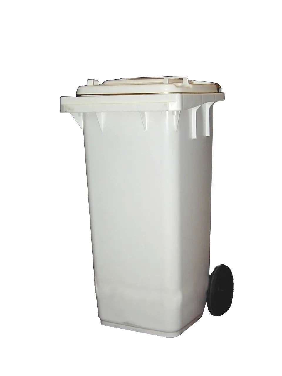 Weißer Mülleimer - 120 L