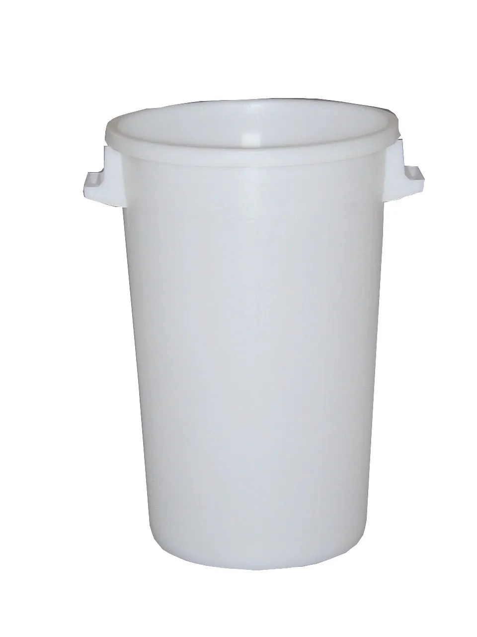 Weißer Mülleimer - 120 L