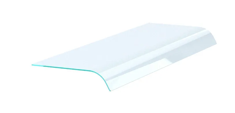 Gebogenes Glas Drop-In - 1 Seite - 4/1