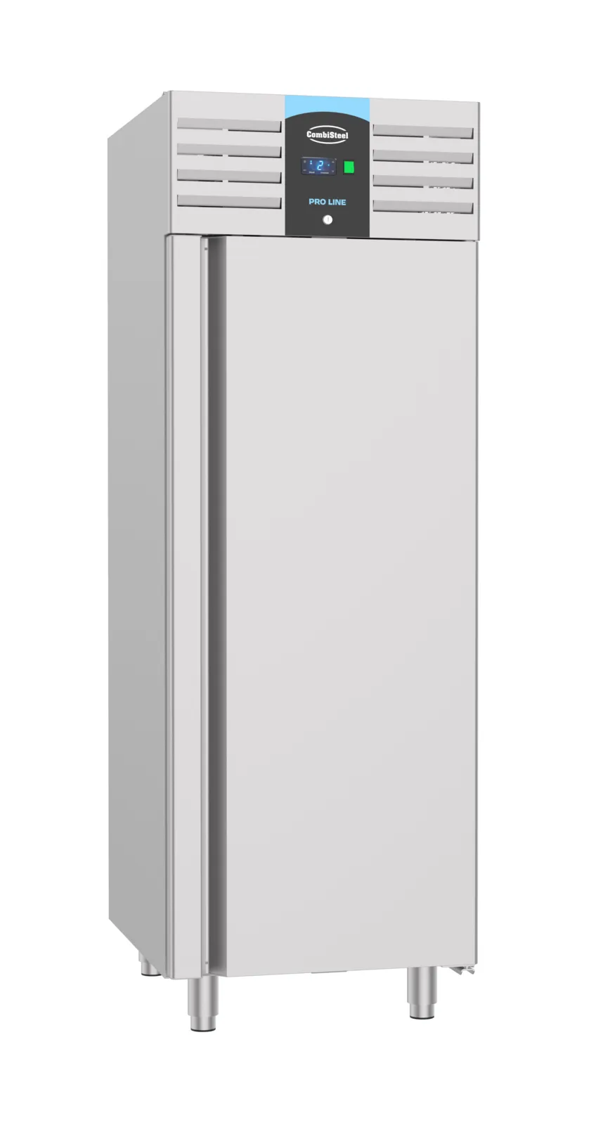 Positive Kühlschrank aus Edelstahl mit 1 Tür - 550 L