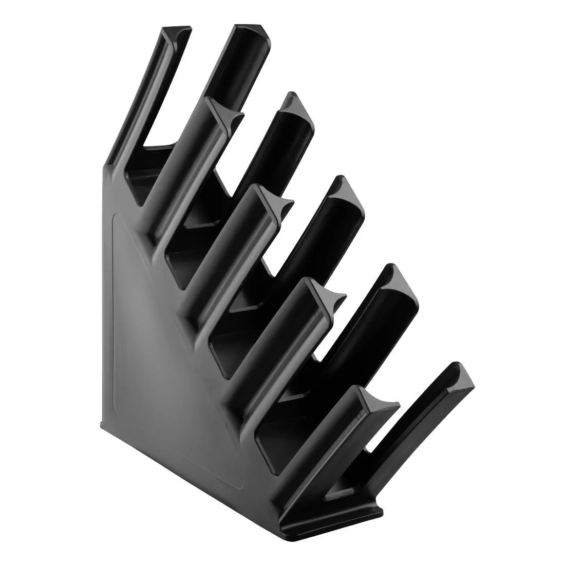 Schwarz Polypropylen Becherhalter - 4 Plätze