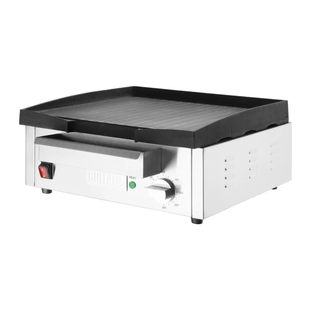 Elektrische Grillplatte aus Gusseisen - 1800 W