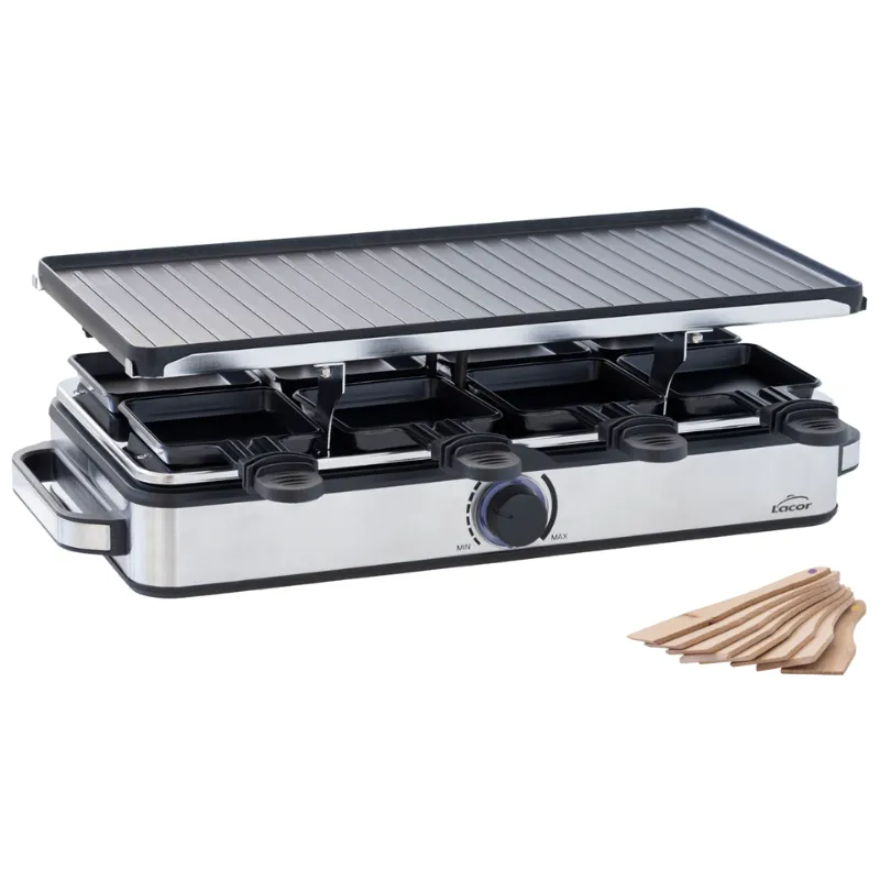 Raclette- und Grillgerät - 8 Pfännchen
