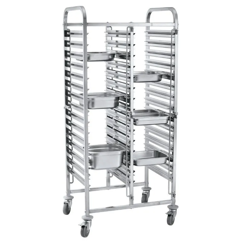 Doppelter Tablettwagen - 30 x GN 1/1