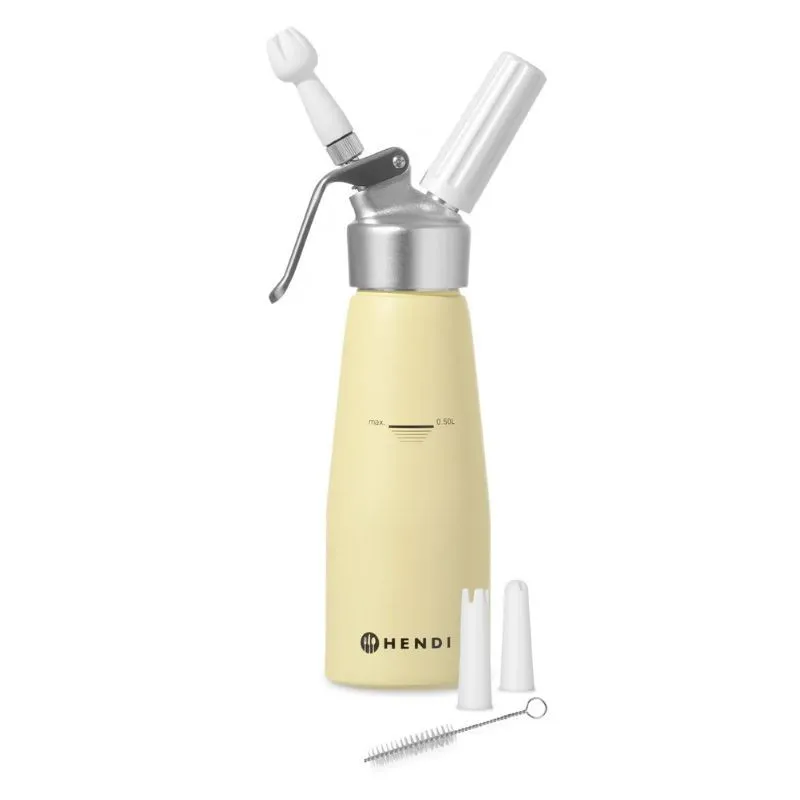 Siphon für gelbe Schlagsahne - 0,5 L