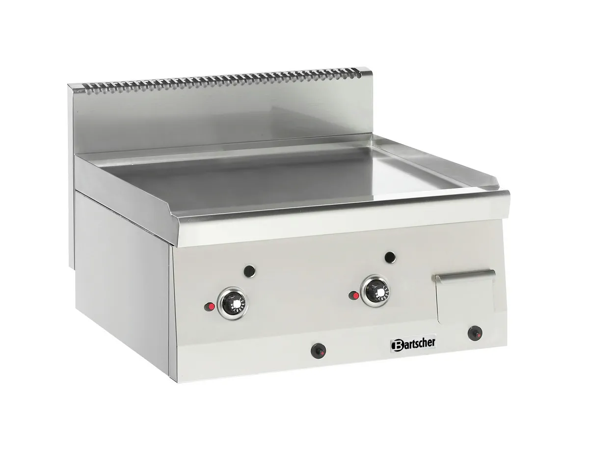 Plancha mit glatter Gasoberfläche - Serie 600 - 7600 W