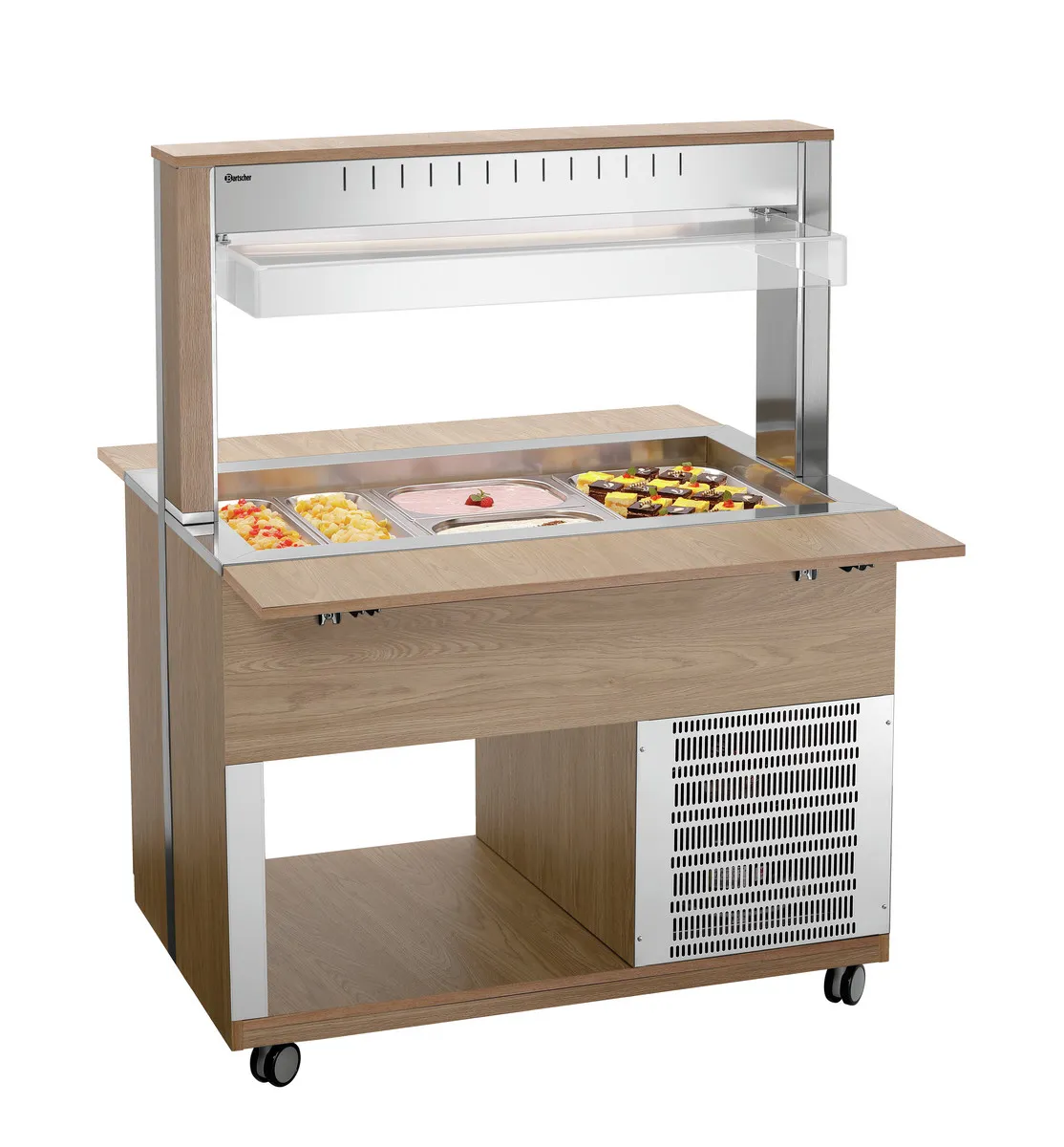 Warmhalte-Buffetwagen - 3 x GN 1/1