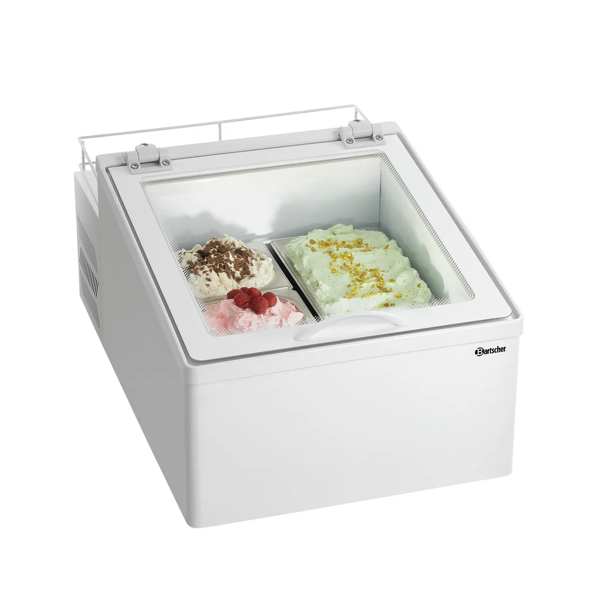 Eisvitrine zum Aufstellen - 2 x 5 L