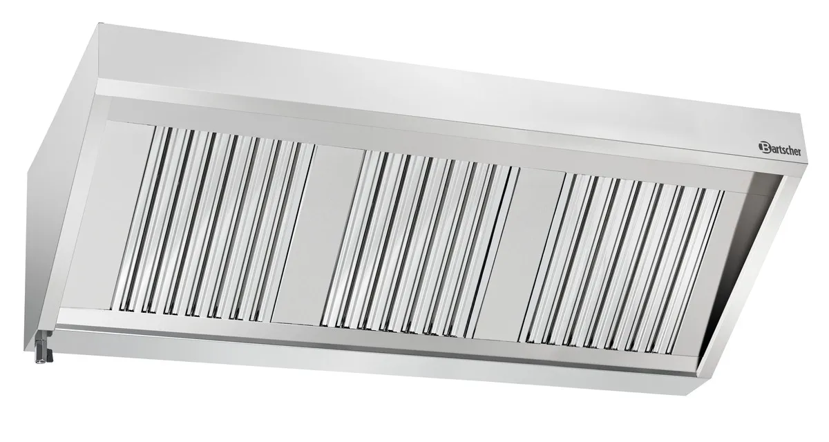 Wandhaube mit Beleuchtung - L 1600 x T 700 mm