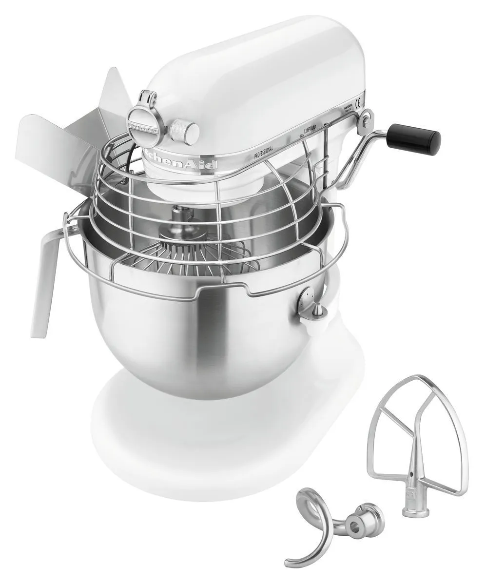 KitchenAid Weißer Mixer - 6,9 L