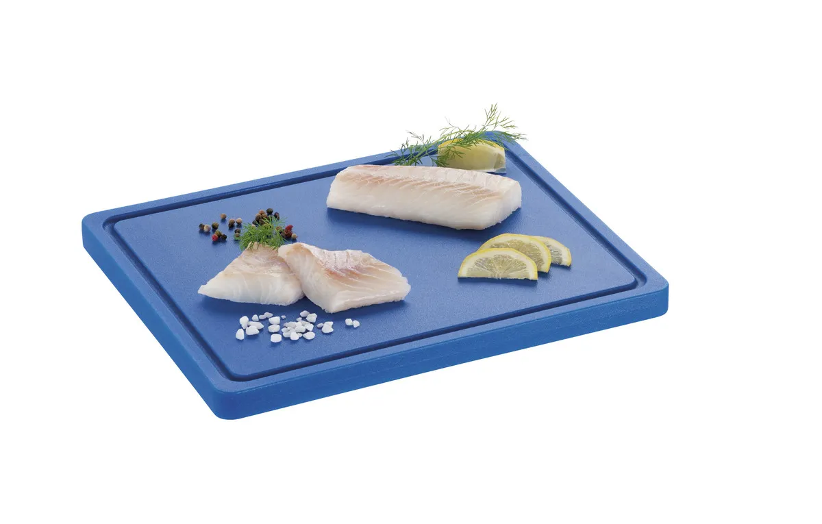 Schneidebrett 325 x 265 mm - Blau - 20 mm Dicke