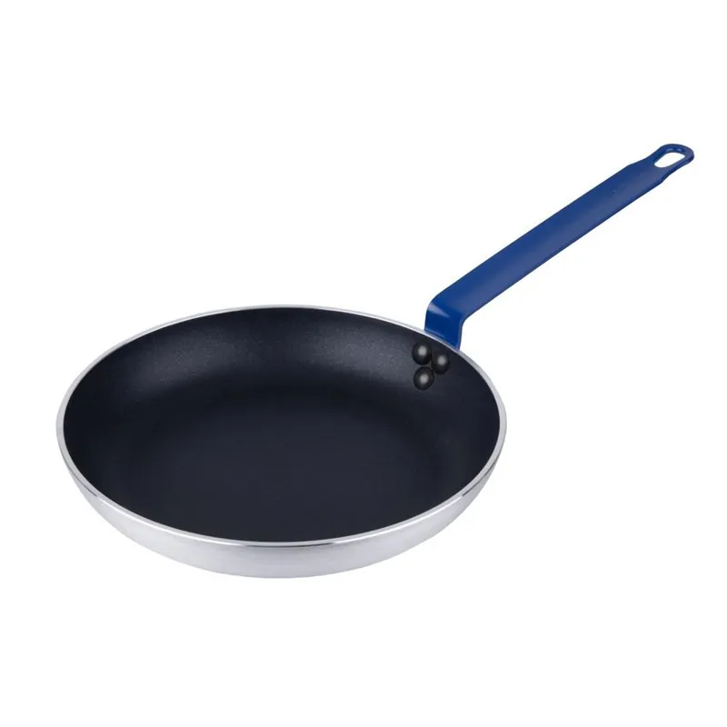 Antihaft-Aluminiumpfanne Teflon Plus Blaue Griff 28cm