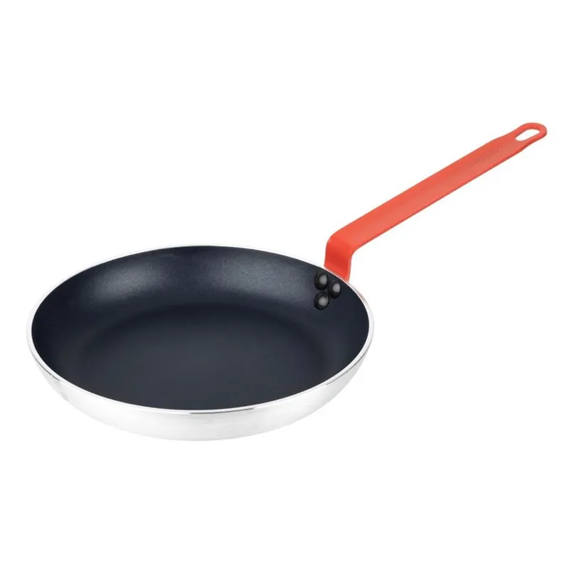 Antihaft-Aluminium-Pfanne Teflon Roter Griff 240mm