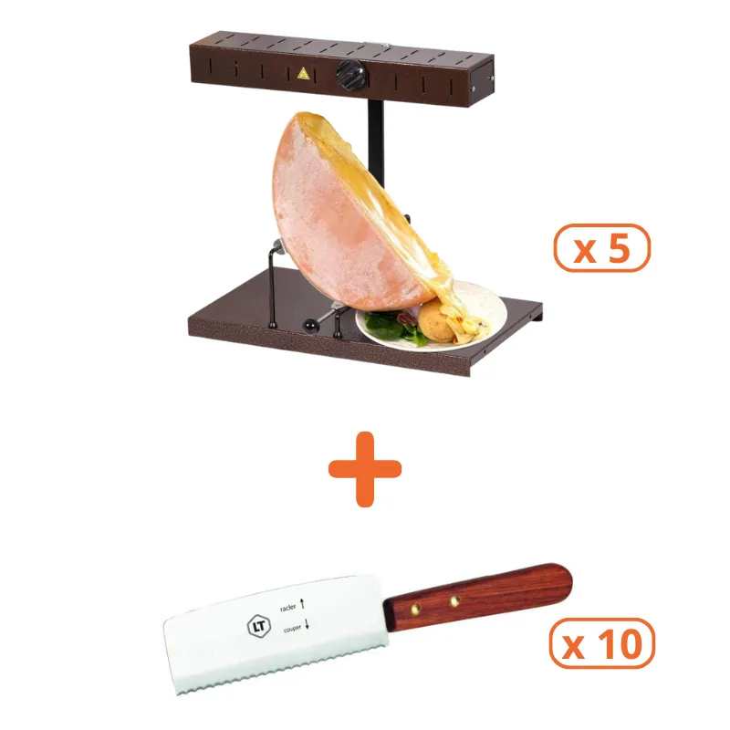 Pack Raclettegeräte Alpage und Messer