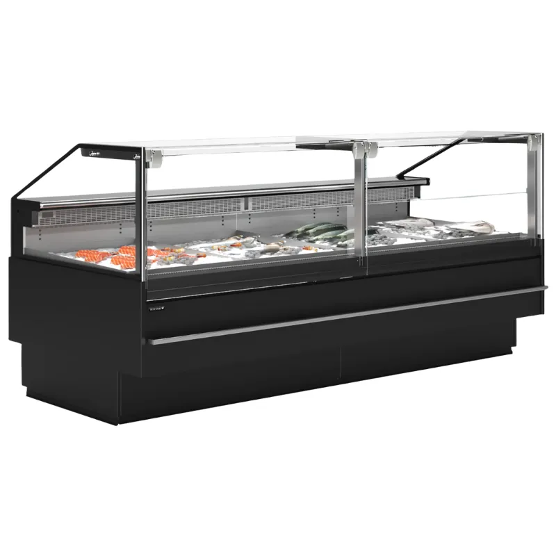 Premium-Service-Vitrine für frischen Fisch - 690 W