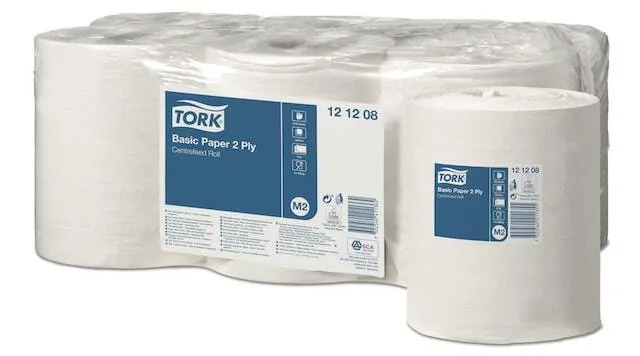 Basic 2-lagiges Wischtuchpapier - Packung mit 6