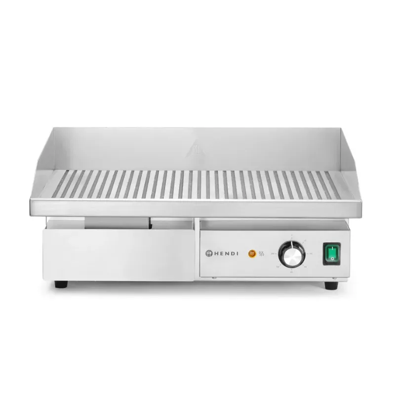 Grillplatte gerillt - 548 x 350 mm