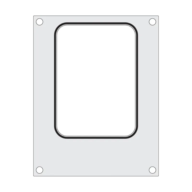 Versiegelungsmatrix für manuelle Versiegelungsmaschine - 187 x 137 mm