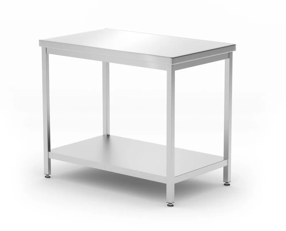 Zentrale Profi Line Tisch mit Regal - L 1000 x T 600 mm