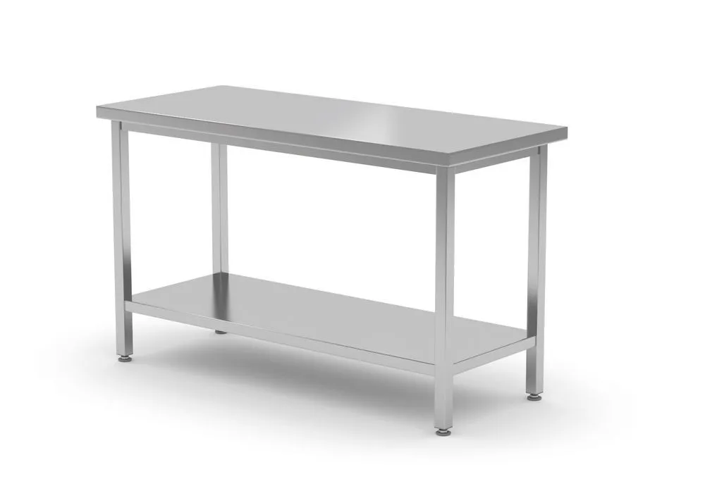 Zentrale Profi Line Tisch mit Regal - L 1400 x T 600 mm