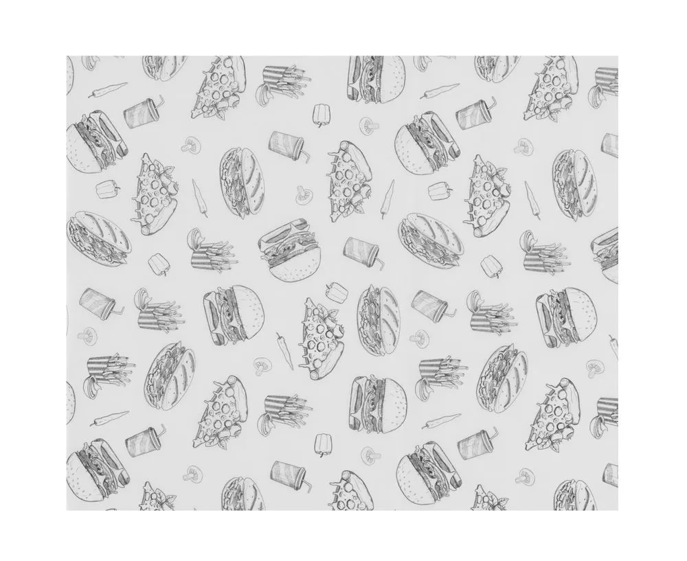 Fettabweisendes Papier Hamburger - 200 x 250 mm