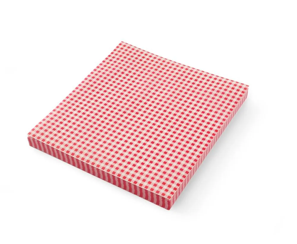 Fettabweisendes kariertes Papier - 200 x 250 mm