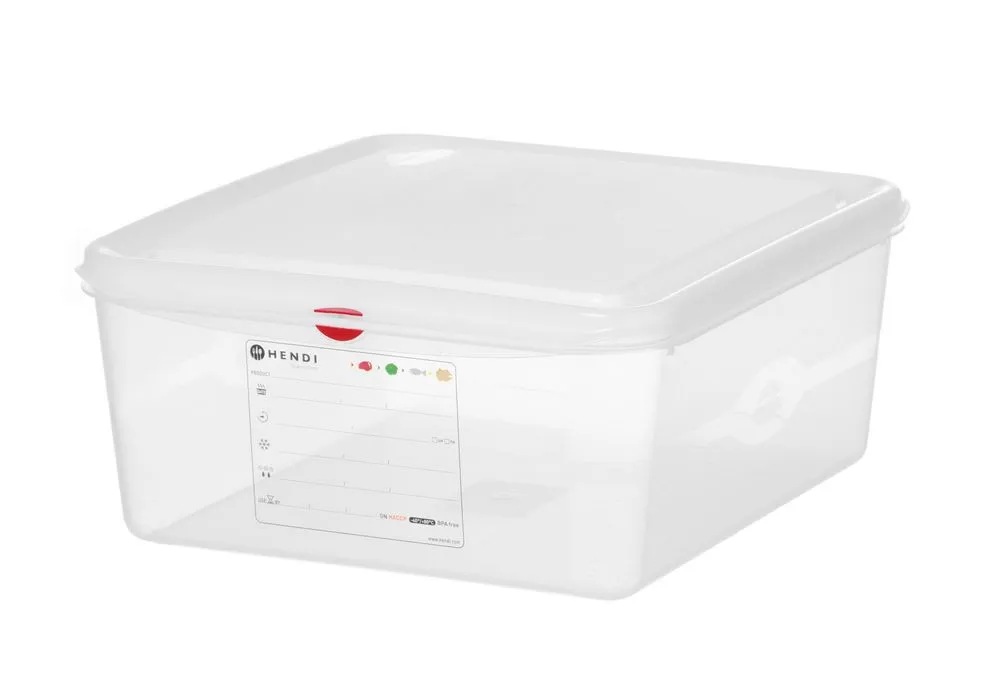 GN-Behälter 2/3 transparent aus PP - 13,5 L