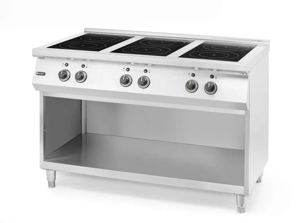 Professioneller Elektroherd 700 - 6 Induktionskochfelder