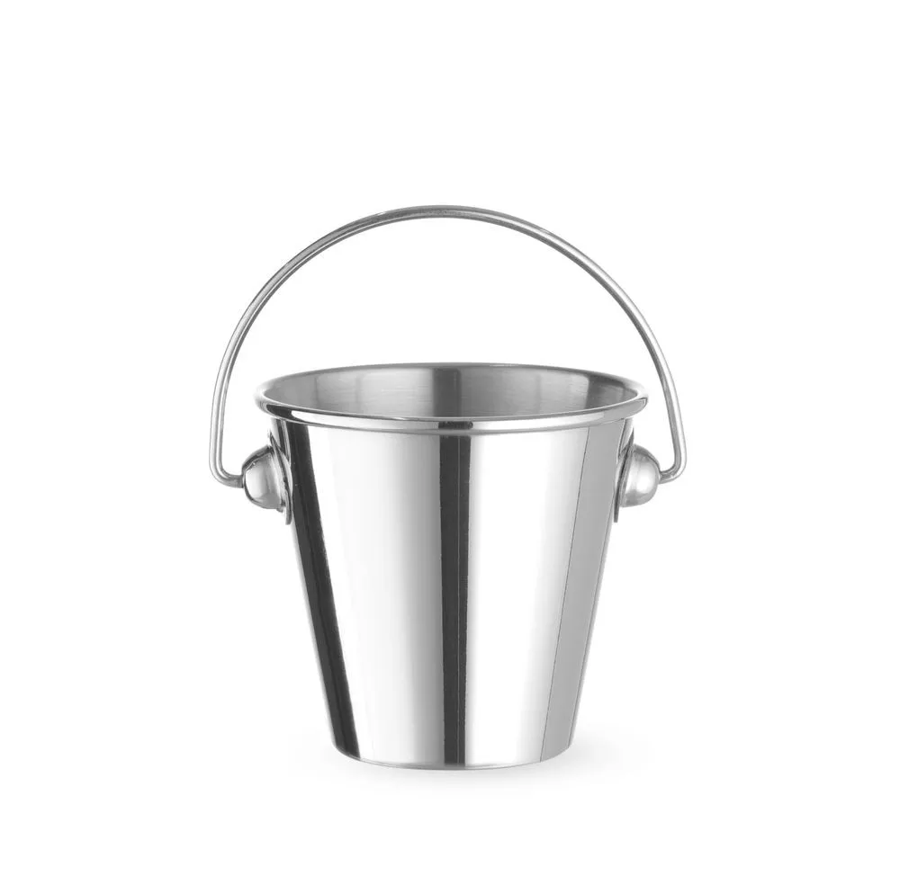 Edelstahleimer mit Griff - ø 75 mm