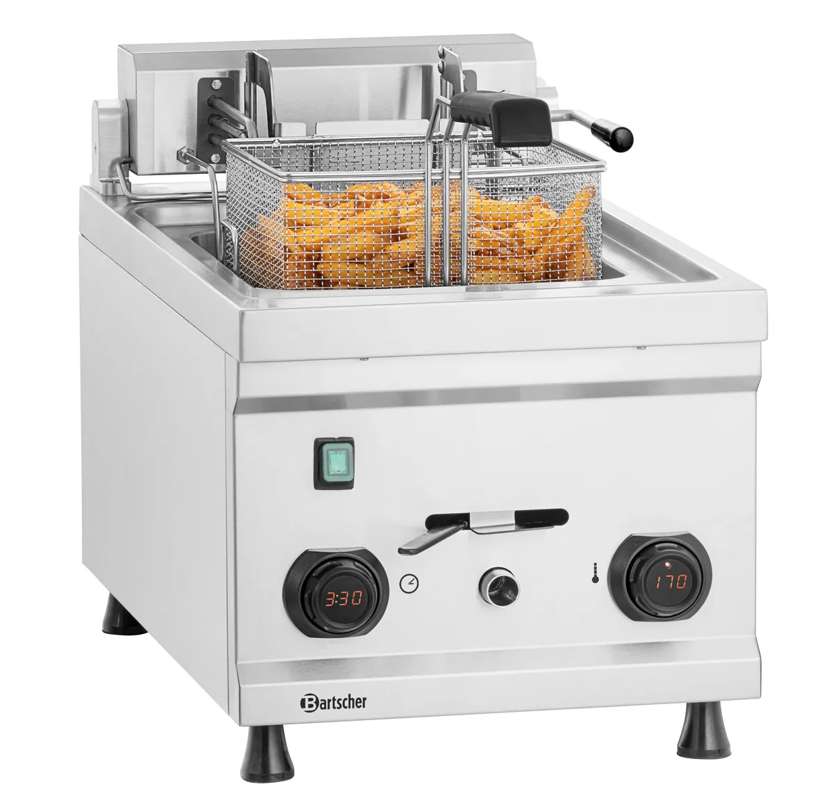 Fritteuse mit automatischer Hebevorrichtung - 12 L