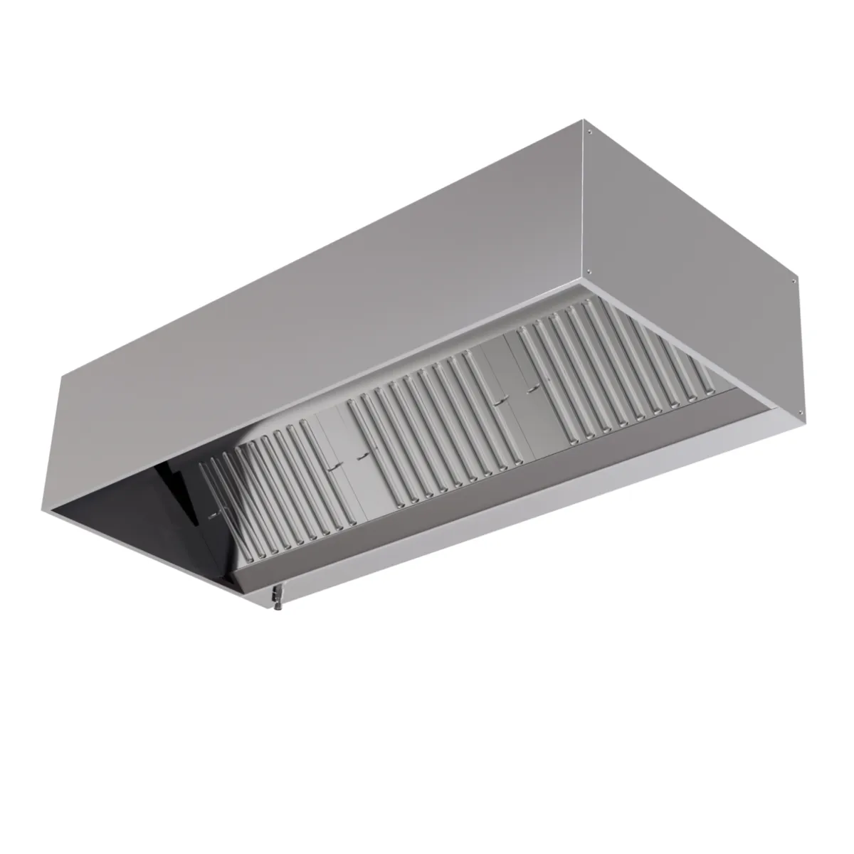 Würfelhaube Tiefe 1100 mit LED und ohne Motor - Länge 2800
