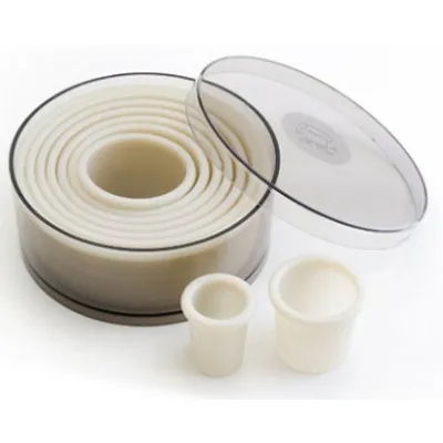 Box 9 Runde glatte Nylon-Ausstecher