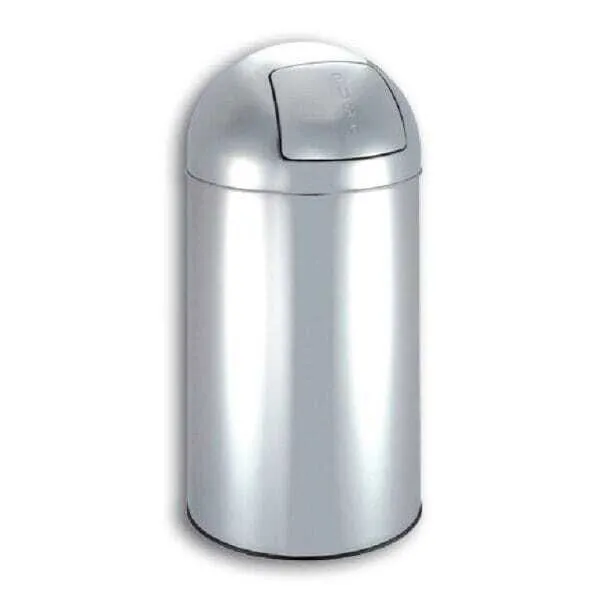 Mülleimer Edelstahl Push 18 L