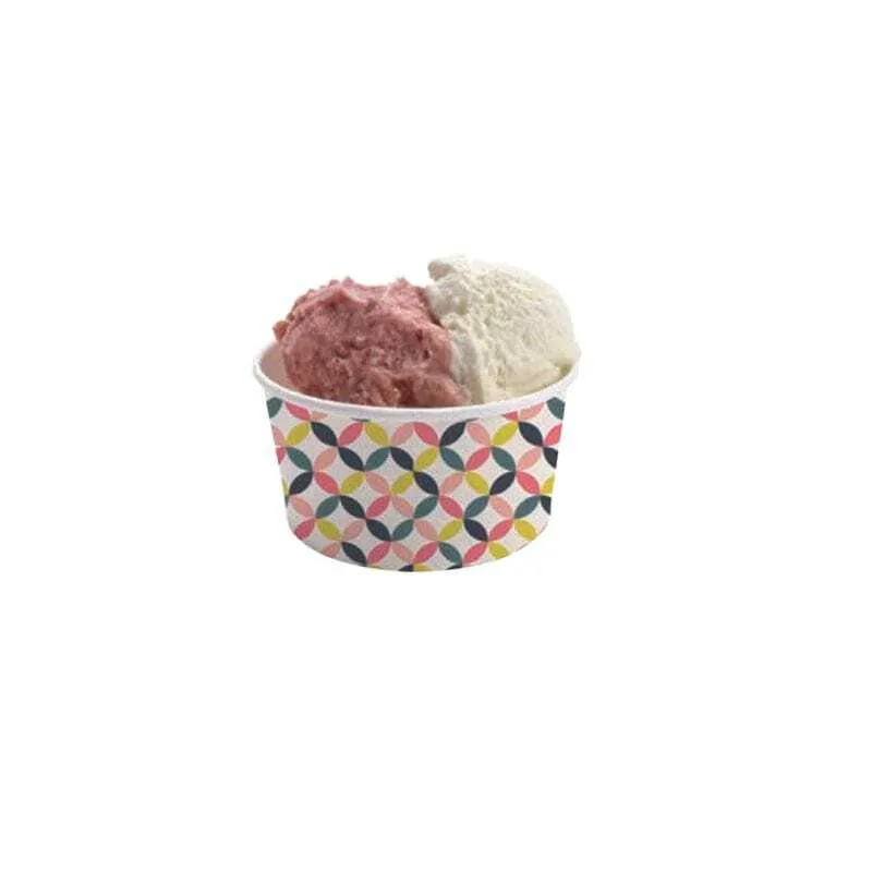 Eis- und Dessertbecher 150 ml - Mittelgroßes Format - Umweltfreundlich - Packung mit 50