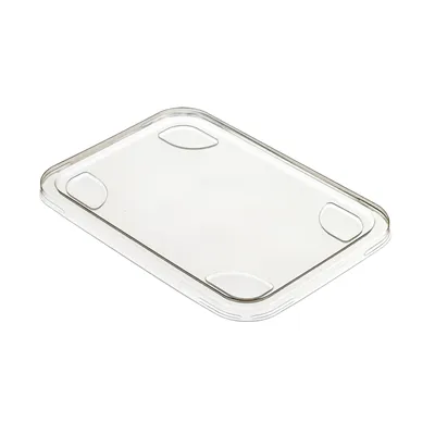 Deckel für PP-Schale mit 2 Fächern - 183 x 131 mm - Packung mit 50