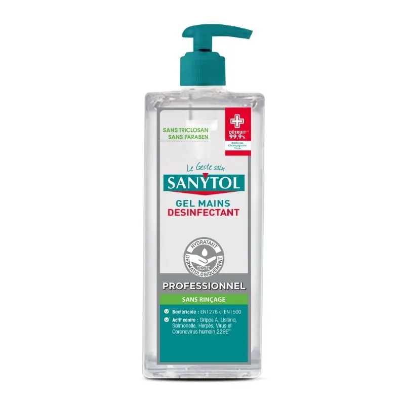 Hydroalkoholisches Desinfektionsmittel für Hände ohne Ausspülen - 500 ml