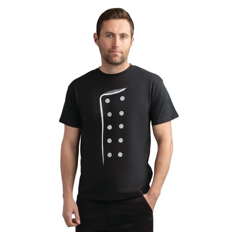 T-Shirt Schwarz Bedruckt - Größe XL
