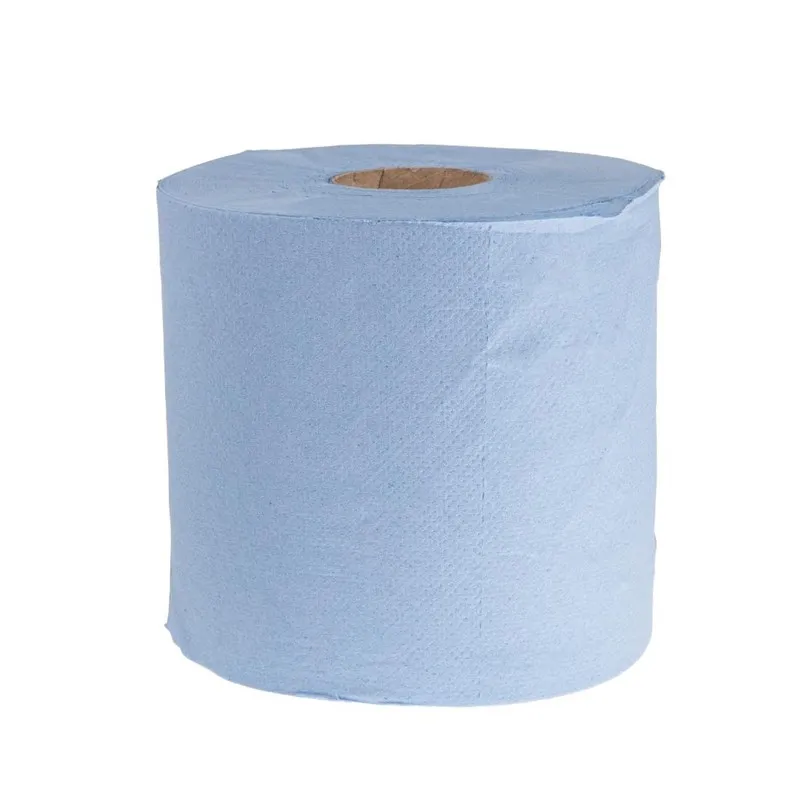Essuie-Mains Bleu à Dévidage Central 2 Plis 125 mm - Lot de 18