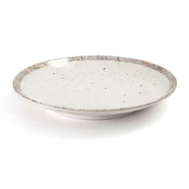 Runder Teller "Earth" aus Melamin - Ø 155 mm