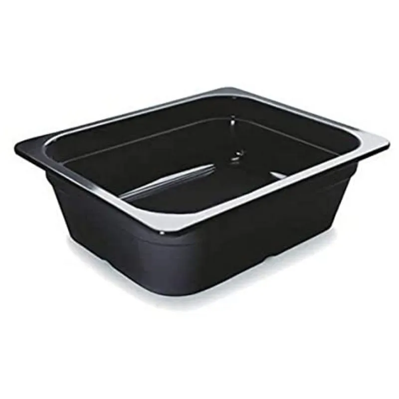 Bac Gastro GN 1/2 Schwarz Melamin - Tiefe 100 mm - 8 L