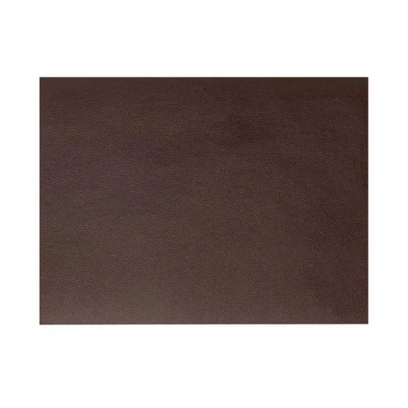 Tischset Rechteckig Aus Braunem Genarbtem Leder Rinia - 45X30 cm