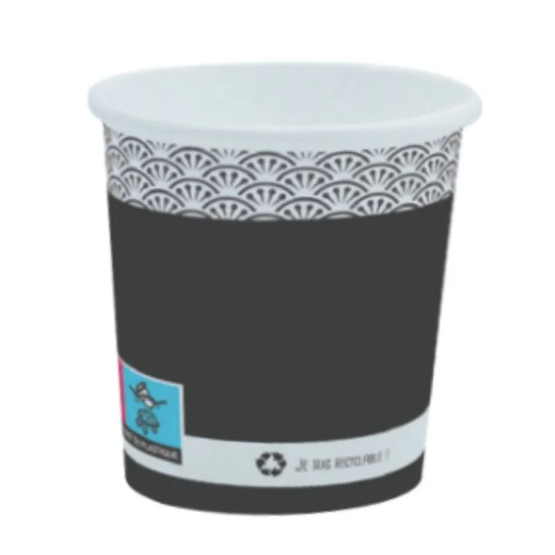 Pappbecher Eleganz 18 cl - Umweltfreundlich - Packung mit 50