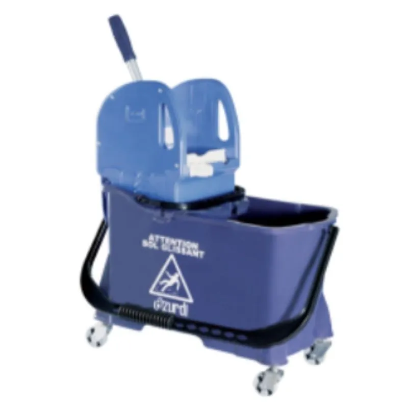 Chariot de Lavage 2 Seaux avec Presse à Mâchoires - 22 L