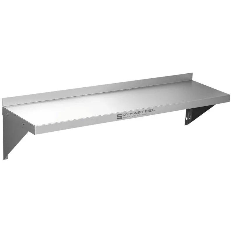 Wandregal aus Edelstahl - L 1400 x T 300 mm