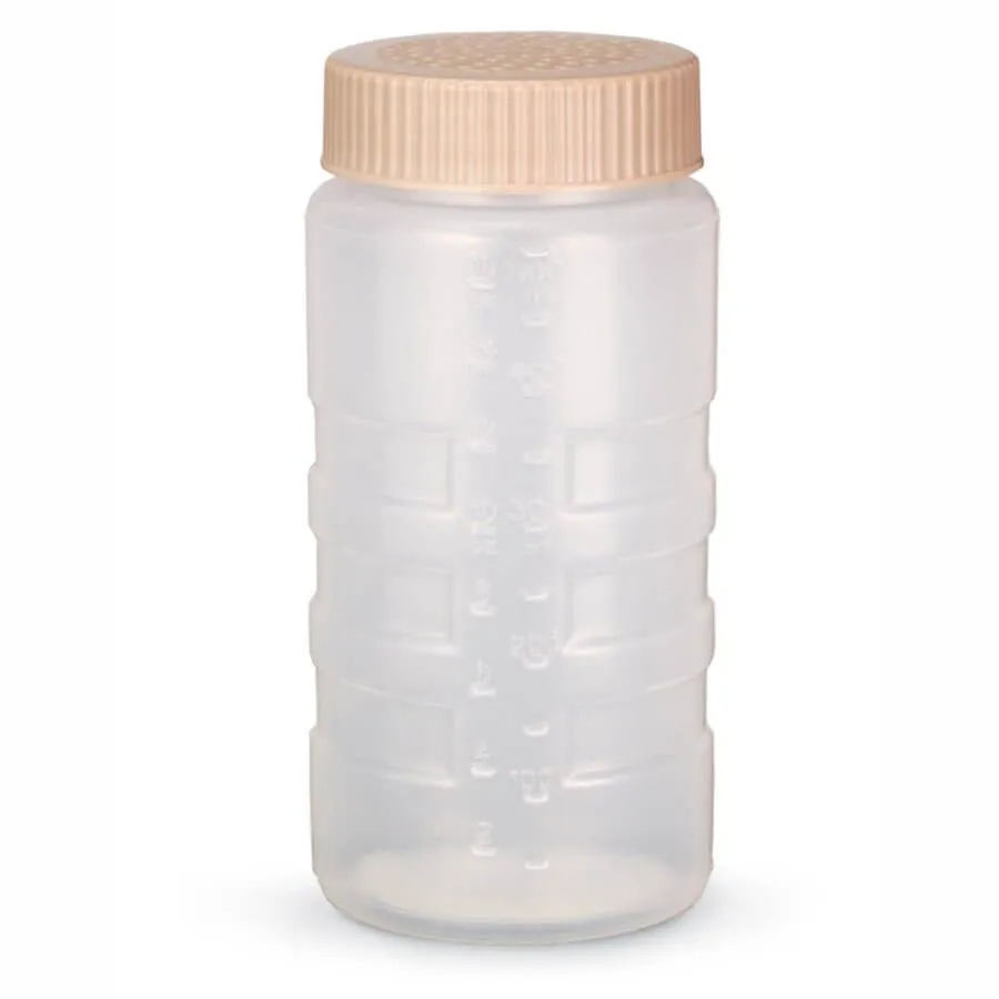 Transparente Streudose mit feinen Löchern - 470 ml