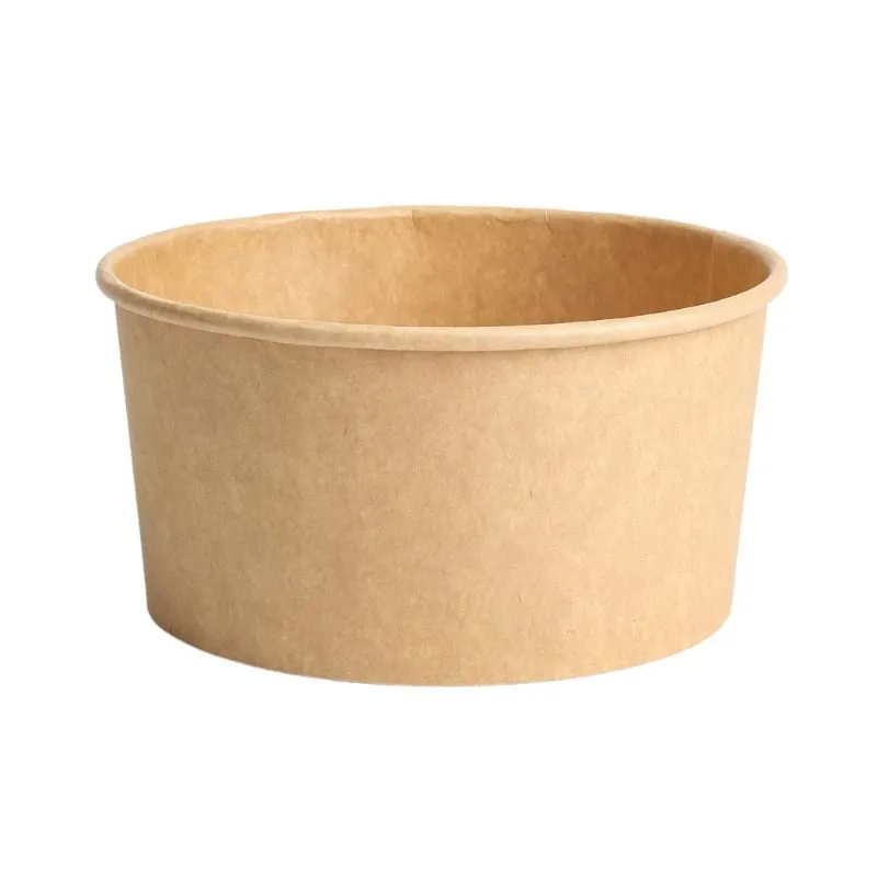 Kraft Salatschüssel 1000 ml Ø 150 mm, Rund, PE-Beschichtung, Packung mit 300 — Zum Mitnehmen