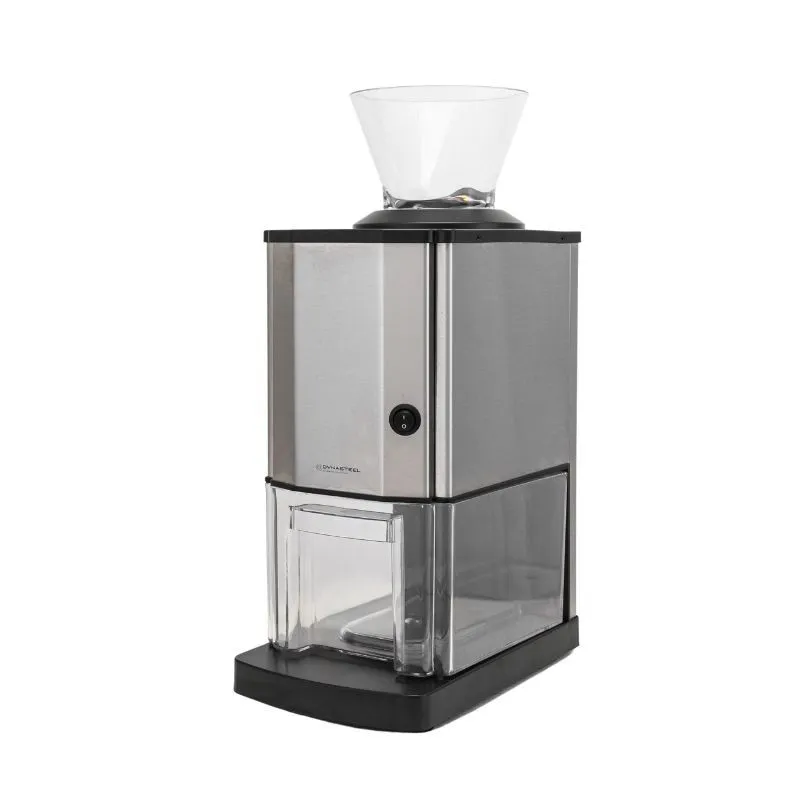 Elektrischer Eiscrusher 12 kg/h 60 W Edelstahl, Transparenter Trichter, Auffangbehälter — Bar, Cocktails