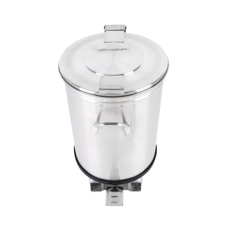 Edelstahl-Mülleimer mit Pedal - 50 L