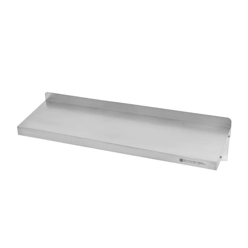 Wandregal aus Edelstahl - L 1000 x T 300 mm
