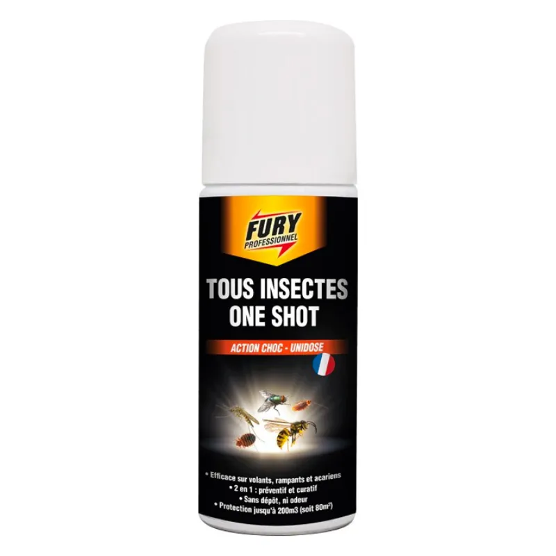 Bombe Action Choc für Fliegen, Krabbeltiere, Bettwanzen und Milben - Einzeldosis - 200 ml